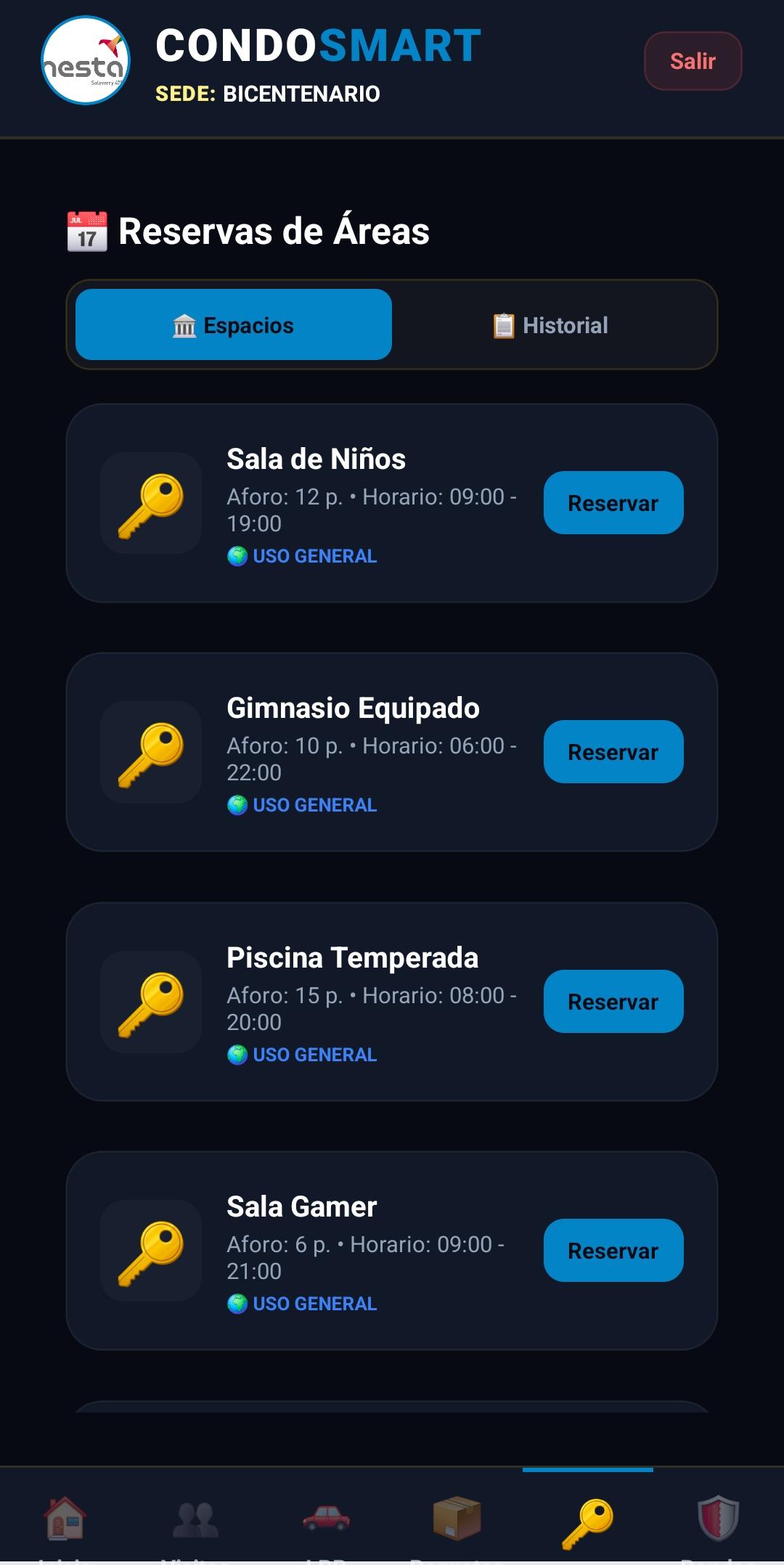 App Reservas